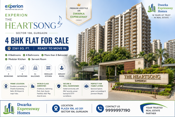 4 bhk flat for sale in Experion Heart Song 